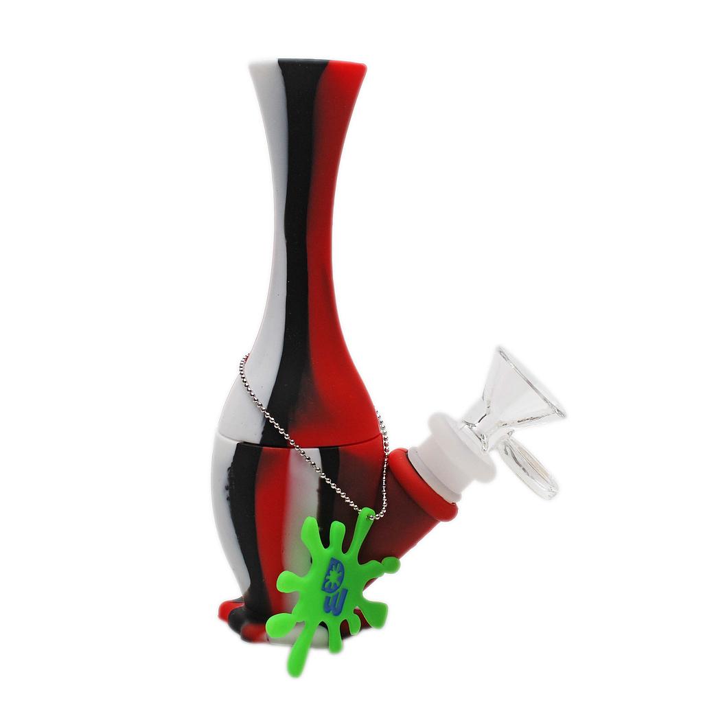 Silicone Bubbler Dabware Platinum 6" Mini Bong