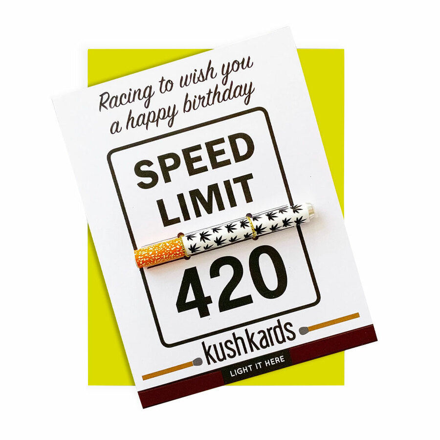 One Hitter Greeting Card - 420 Birthday | KushKards