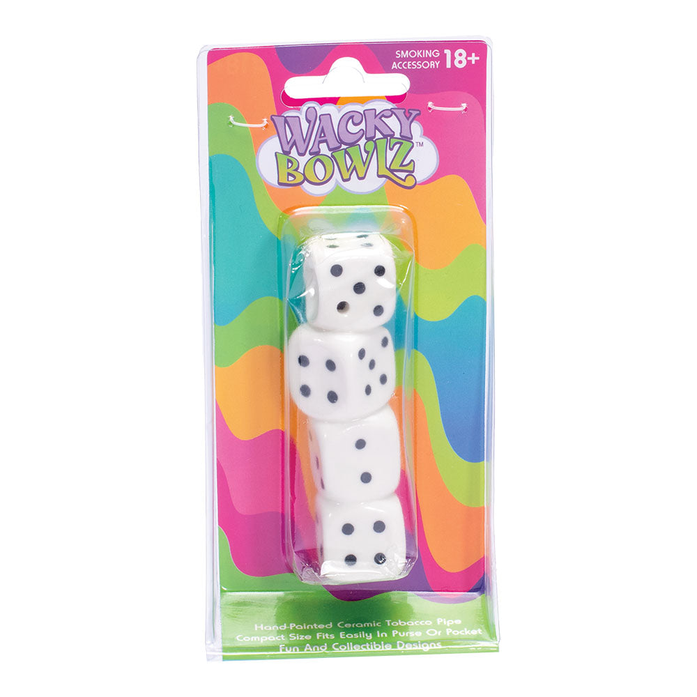 Ceramic Pipe Wacky Bowlz Dice 3.75"