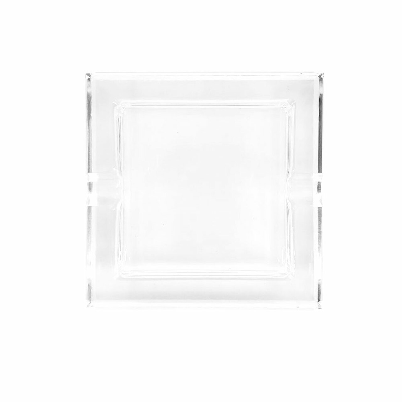 Glass Crystal Ashtray - Straight Square | H&F