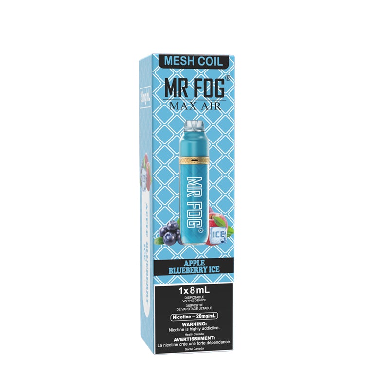 *EXCISED* RTL - Mr Fog Max Air Disposable Vape Apple Blueberry Ice 2500 Puffs