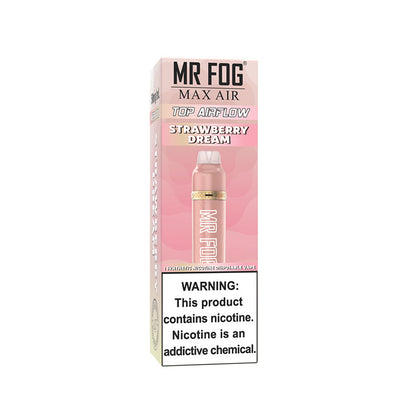 *EXCISED* RTL - Mr Fog Max Air Disposable Vape Strawberry Dream 2500 Puffs