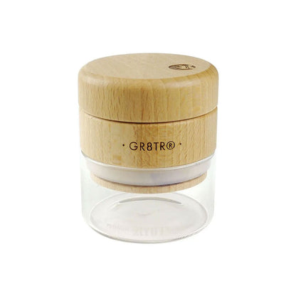 Wood GR8TR Grinder w/Clear Jar | RYOT