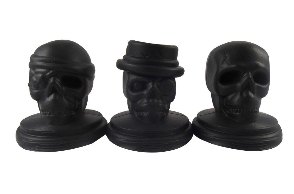 Silicone Ice Mold - 3pc Skull w/Stand | Dope Molds