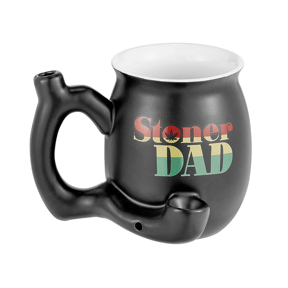 Ceramic Mug w/Pipe - Stoner Dad Rasta | Premium Roast & Toast