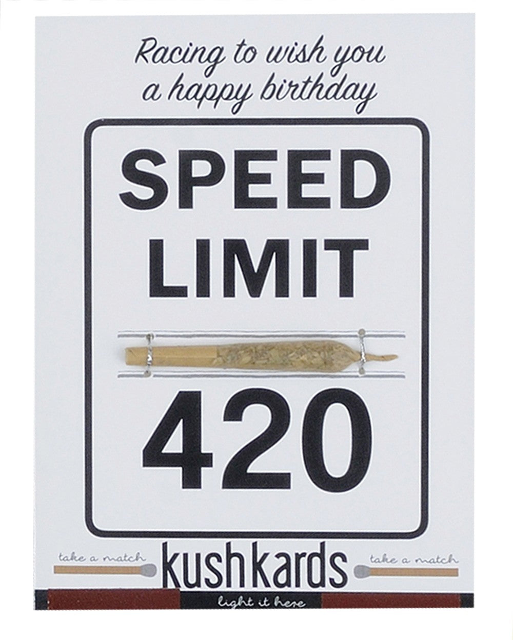 'Just Add a Pre-Roll' Greeting Card - 420 Birthday | KushKards