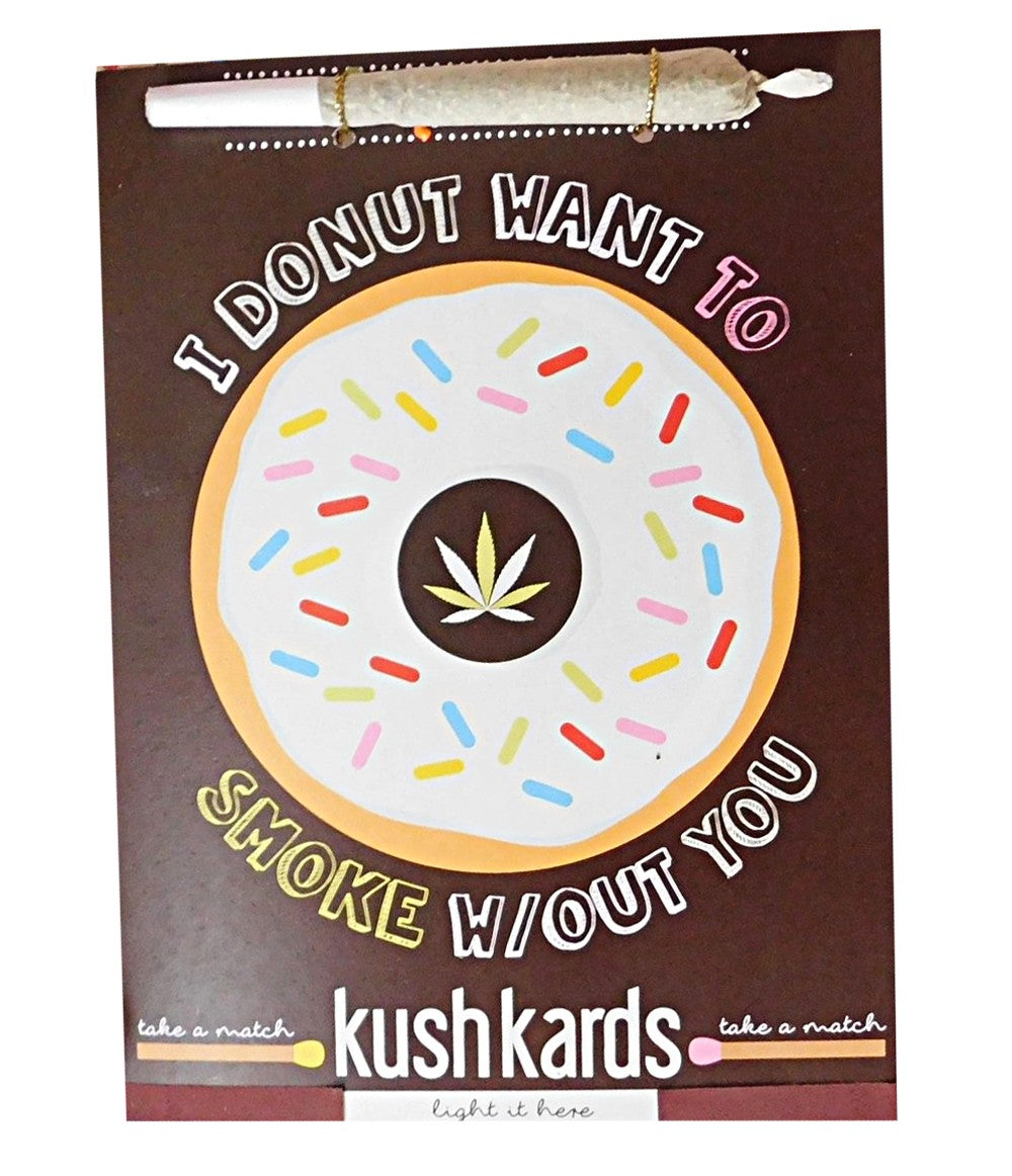 'Just Add a Pre-Roll' Greeting Card - Donut | KushKards