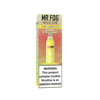 *EXCISED* RTL - Mr Fog Max Air Disposable Vape Banana Strawberry Kiwi 2500 Puffs