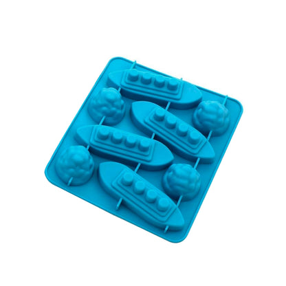 Silicone 8 Cavity Mold/Ice Cube Tray - Classic Ships | Dope Molds