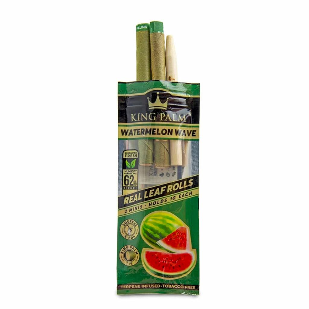 RTL - King Palm Mini Pre-Roll Pouch - Watermelon Wave - 2 Per Pack