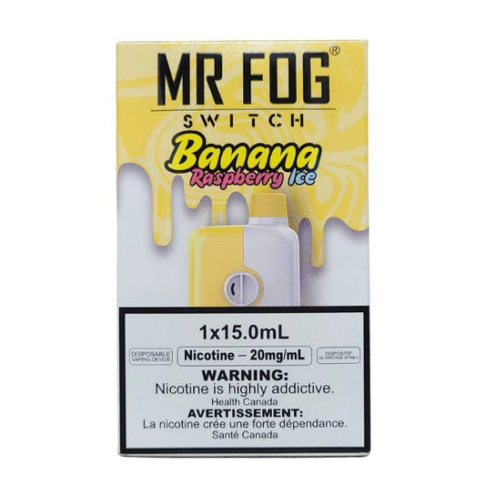 *EXCISED* RTL - Mr Fog Switch Disposable Vape Raspberry Banana Ice 5500 Puffs