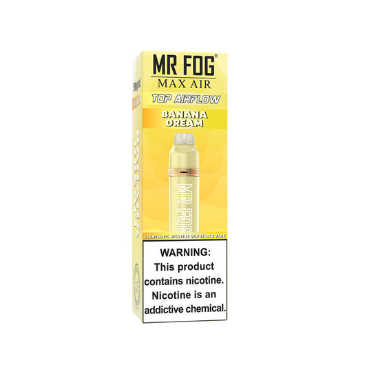 *EXCISED* RTL - Mr Fog Max Air Disposable Vape Banana Dream 2500 Puffs