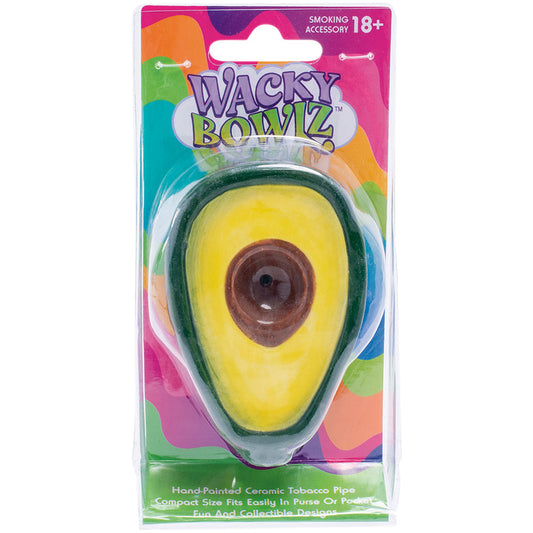 Ceramic Pipe Wacky Bowlz Avocado 3.75"