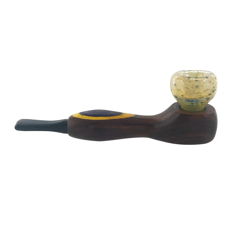 Hybrid Wood Pipe w/Glass Bowl | H-1 | The Mill