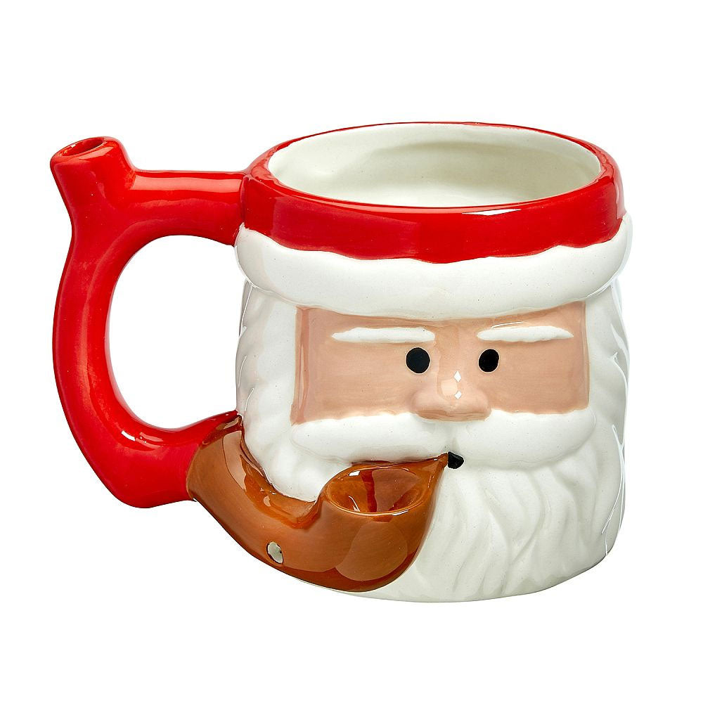 Ceramic Mug w/Pipe - Santa | Premium Roast & Toast