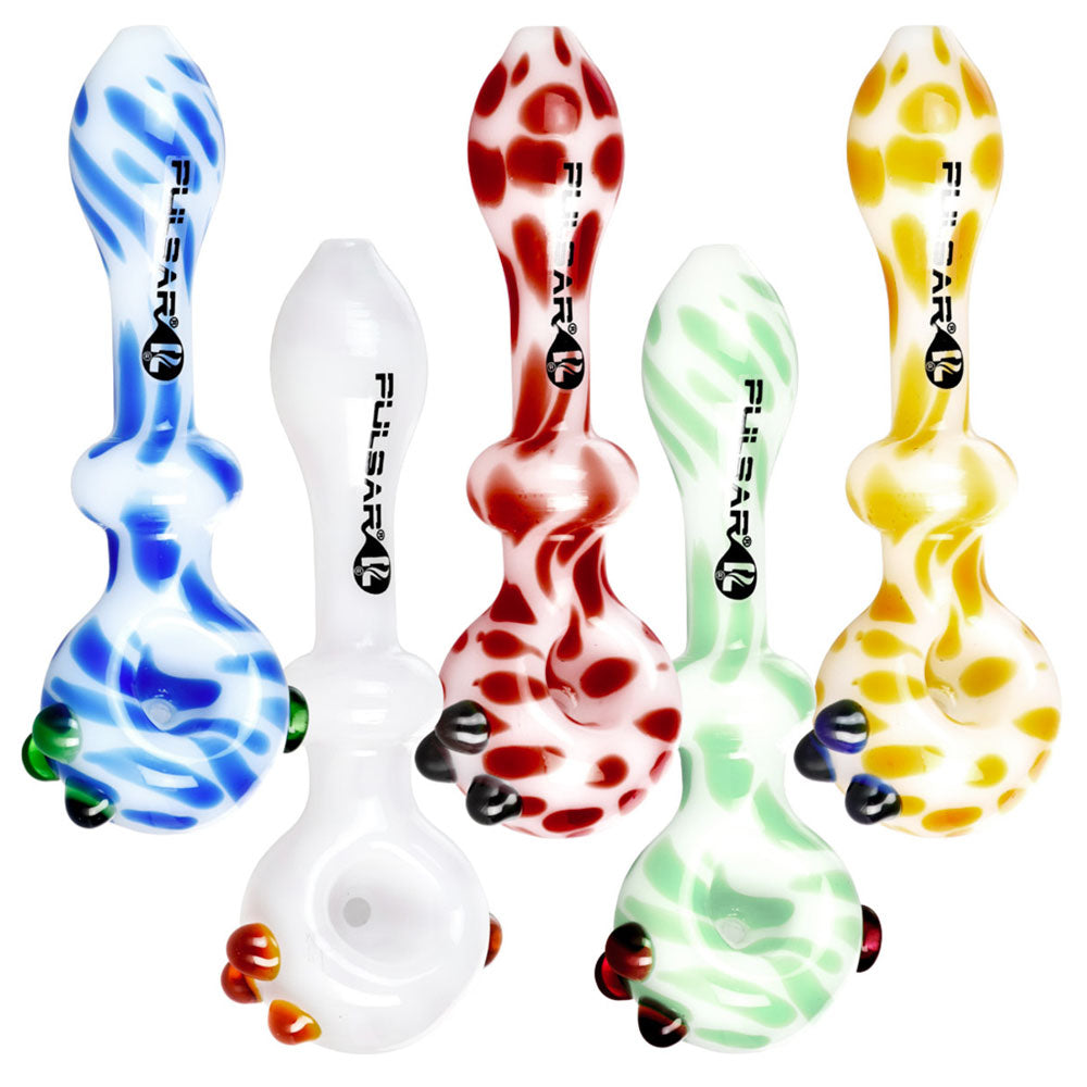PULSAR 5" CREME SWIRL SPOON - ASSORTED COLORS