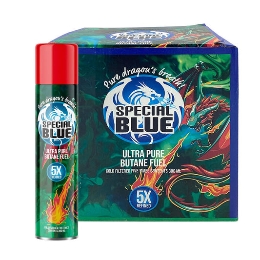 SPECIAL BLUE 5X BUTANE - 300ML CAN - DISPLAY OF 12