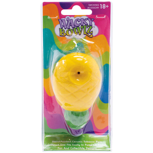 Ceramic Pipe Wacky Bowlz Pineapple 3.5"