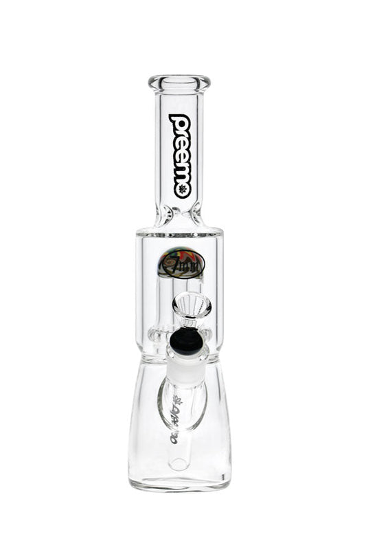 Glass Bong 11 Inch Showerhead Perc Mini Black