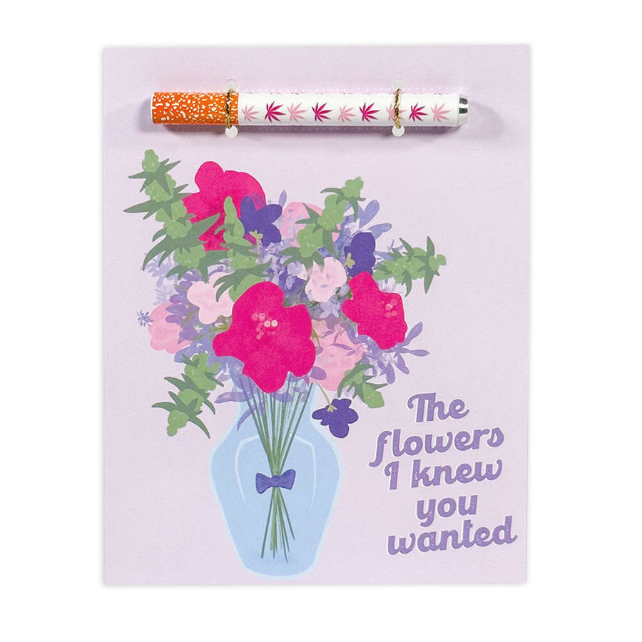 One Hitter Greeting Card - Flowers | KushKards