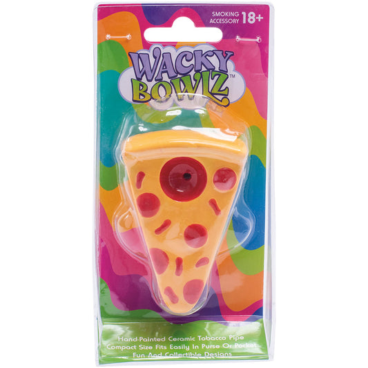 Ceramic Pipe Wacky Bowlz Pizza 3.25"