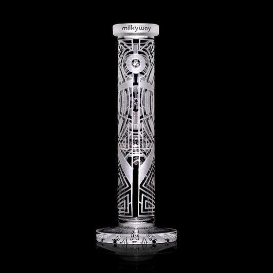 Glass Bong - Milkyway 12" 9mm Straight Tube